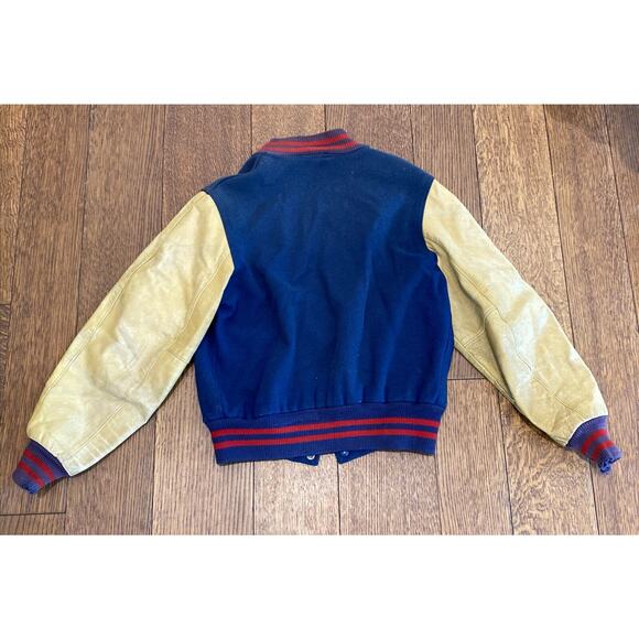 Tecumseh High School IN Letterman Men's Jacket Blue Red & White Size 42 - Picture 9 of 12
